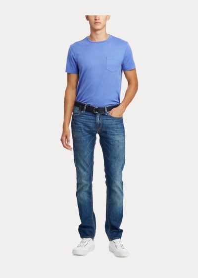 Ralph Lauren Slim Fit Jeans Herre Danmark (ZNTAD2943)